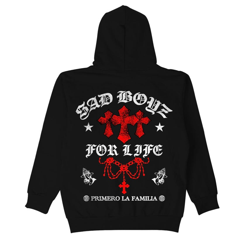 PRIMERO LA FAMILIA SUDADERA CON CAPUCHA - NEGRO