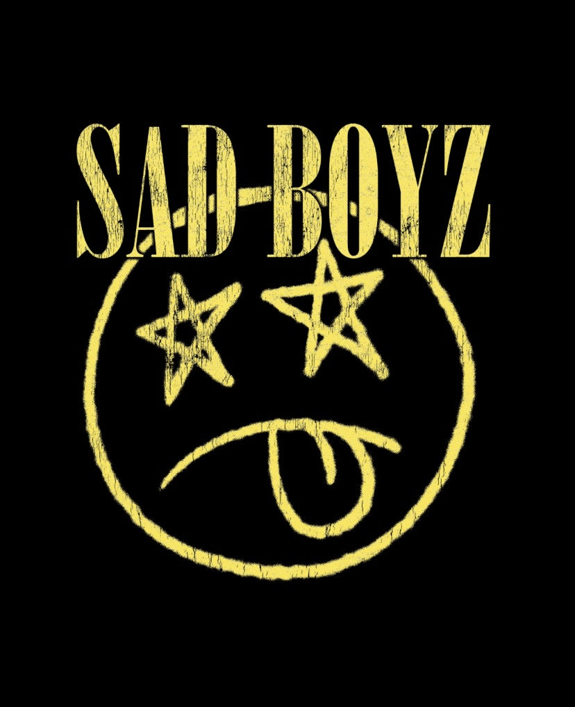 SUDADERA CON CAPUCHA SB SAD FACE - NEGRO