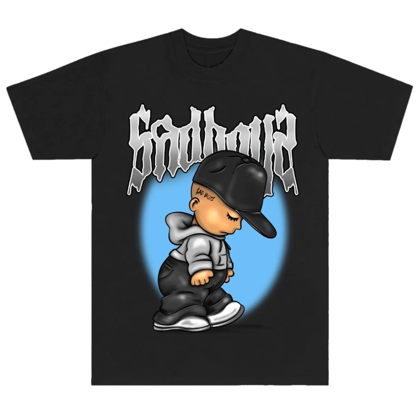 CAMISETA SADBOYZ - NEGRO