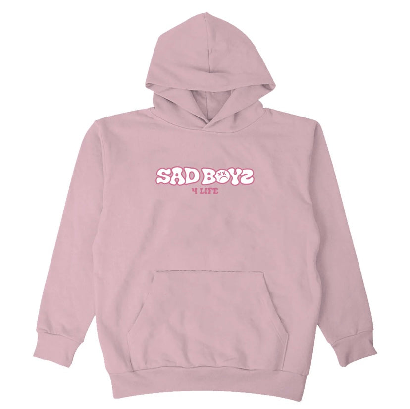 SUDADERA CON CAPUCHA MENTE POSITIVA - ROSA