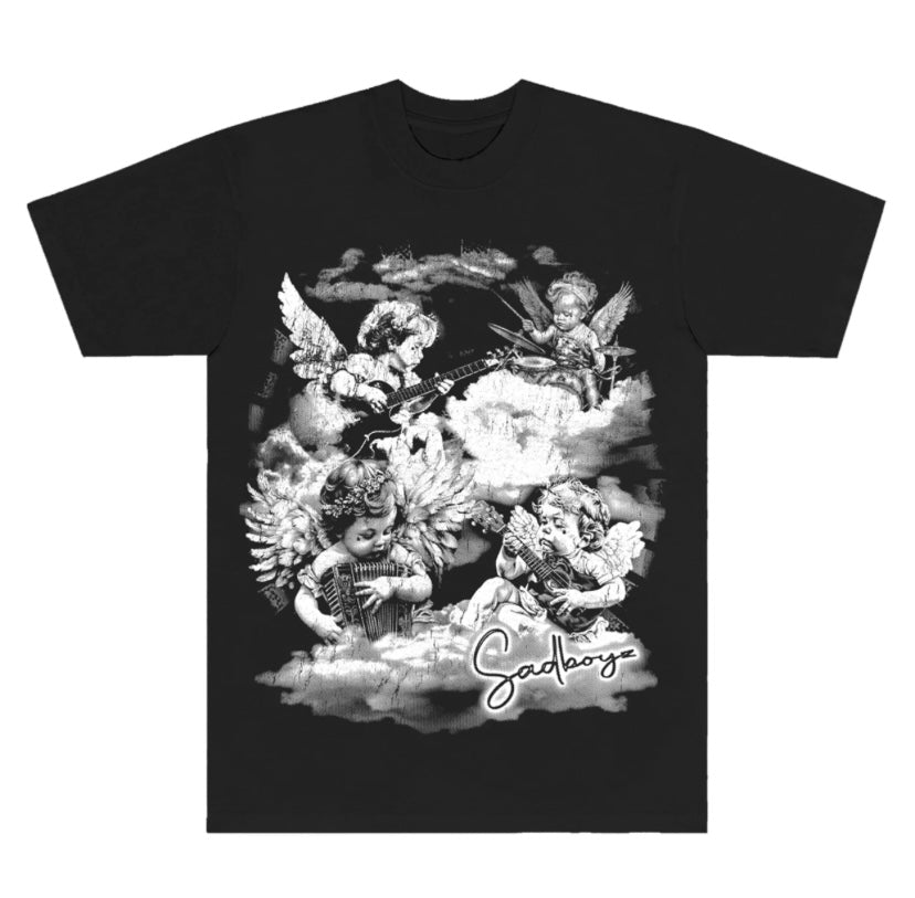 CAMISETA CHERUB - NEGRO