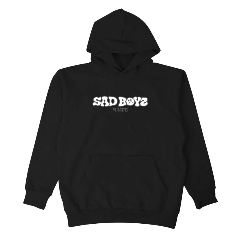 SUDADERA CON CAPUCHA MENTE POSITIVA - NEGRO